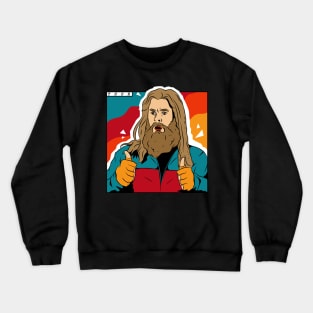 love and thunder - most famous superhero Crewneck Sweatshirt